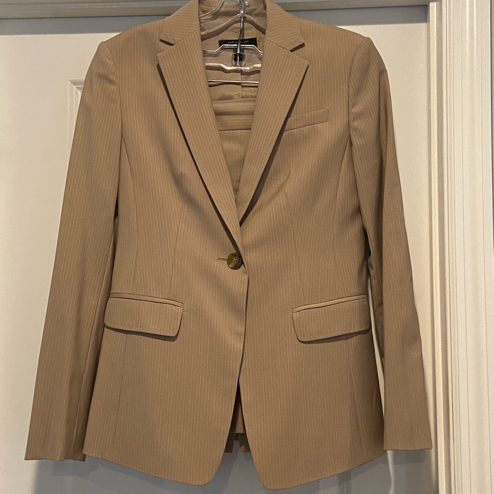 Ann Taylor professional Pinstripe suit